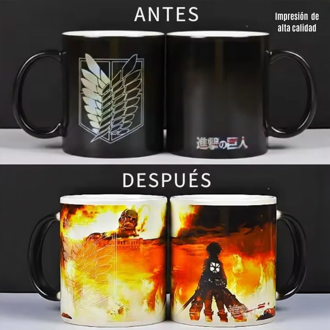 Taza Termosensible | Attack On Cup