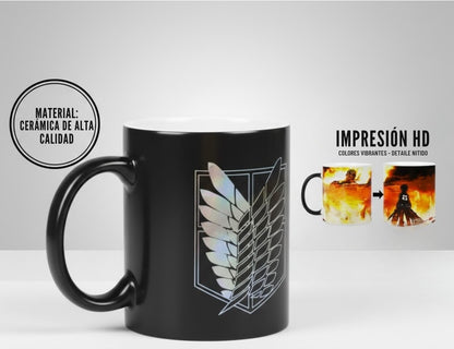Taza Termosensible | Attack On Cup